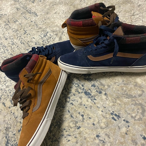 Vans Other - 2 vans ski hi for a cool deal. Size 10.5 each. Brown and black